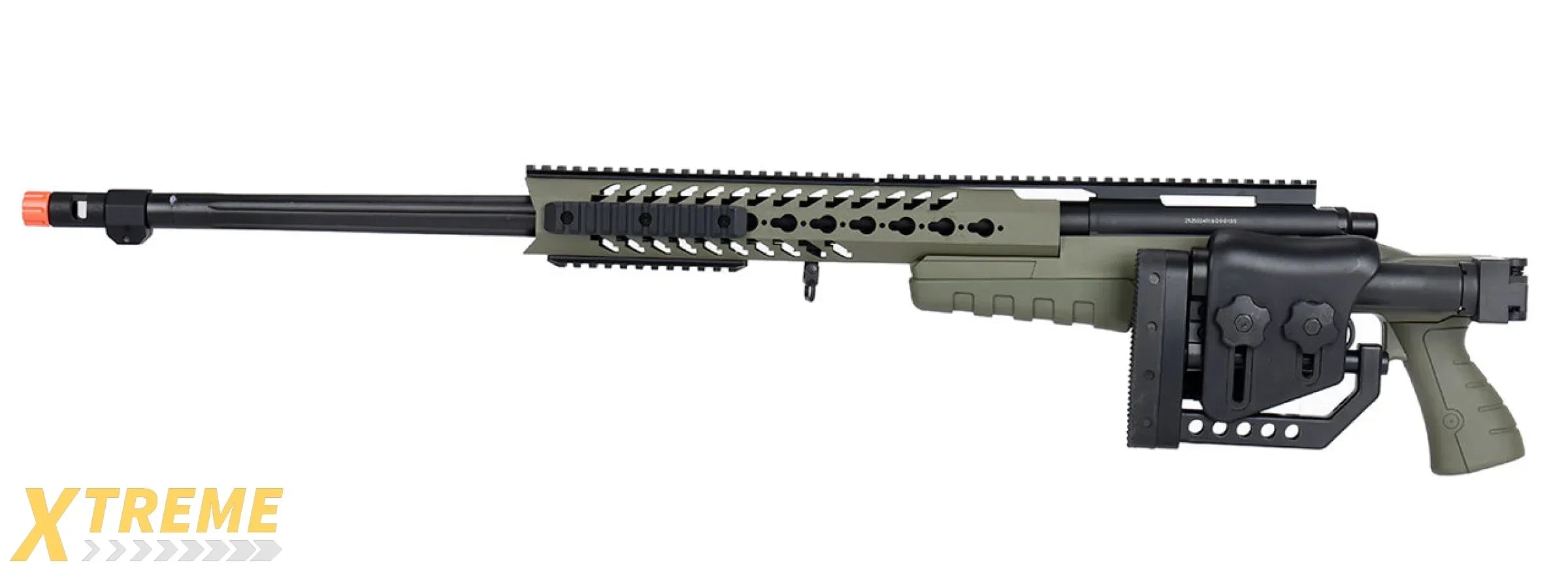 WellFire MB4418-2 Bolt Action Long Range Airsoft Sniper Rifle w/ Accessories