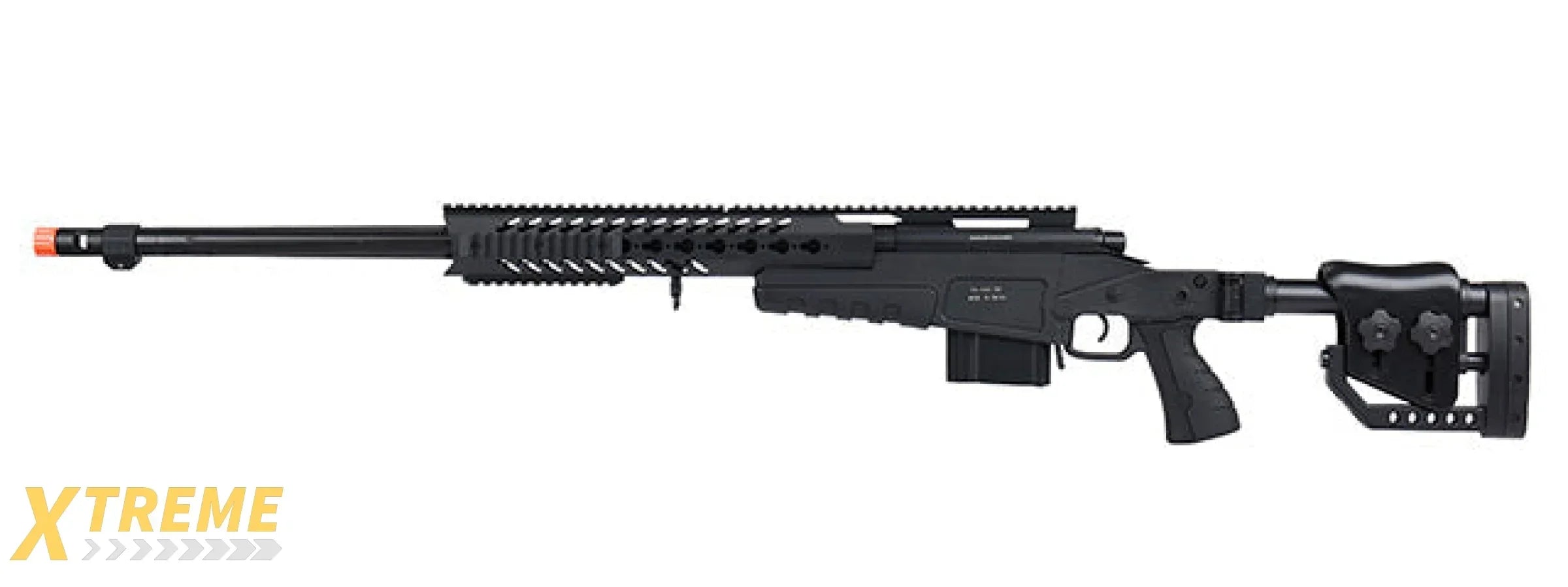 WellFire MB4418-2 Bolt Action Long Range Airsoft Sniper Rifle w/ Accessories