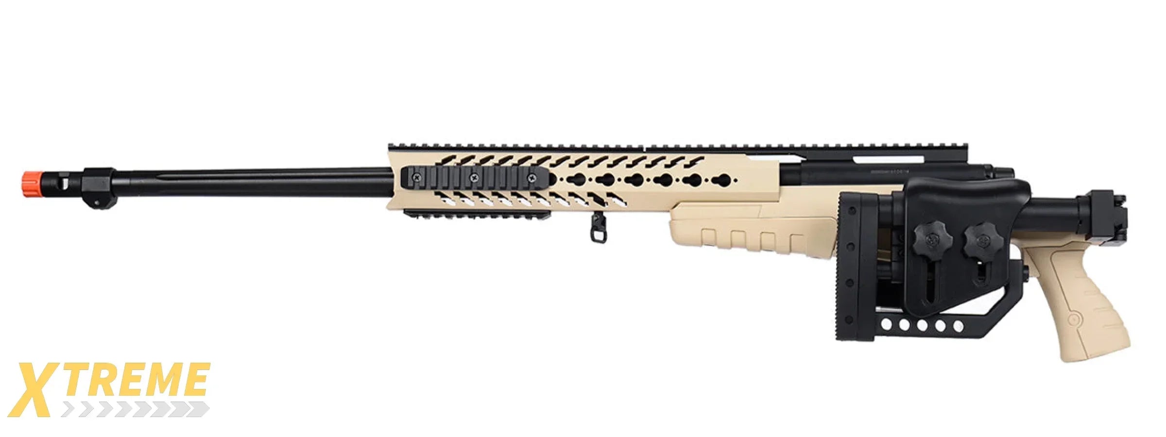 WellFire MB4418-2 Bolt Action Long Range Airsoft Sniper Rifle w/ Accessories
