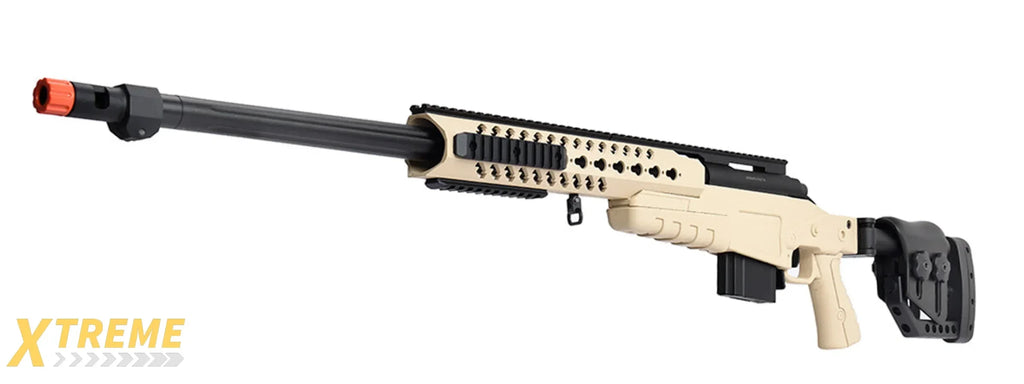 WellFire MB4418-2 Bolt Action Long Range Airsoft Sniper Rifle w/ Accessories