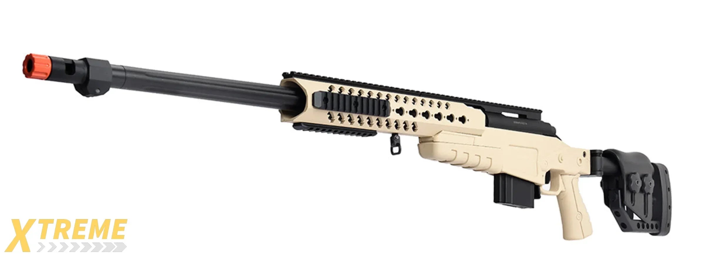 WellFire MB4418-2 Bolt Action Long Range Airsoft Sniper Rifle w/ Accessories