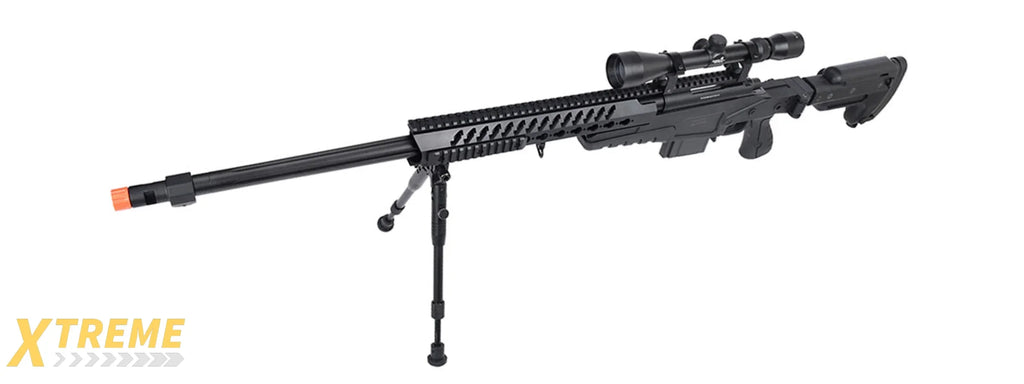 WellFire MB4418-3 Bolt Action Airsoft Sniper Rifle Tactical Long-Range Training