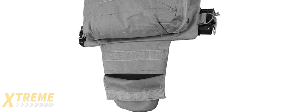 WST Tactical Vest 2.0 Accessory Pouches Backpack Attachment II (Black)