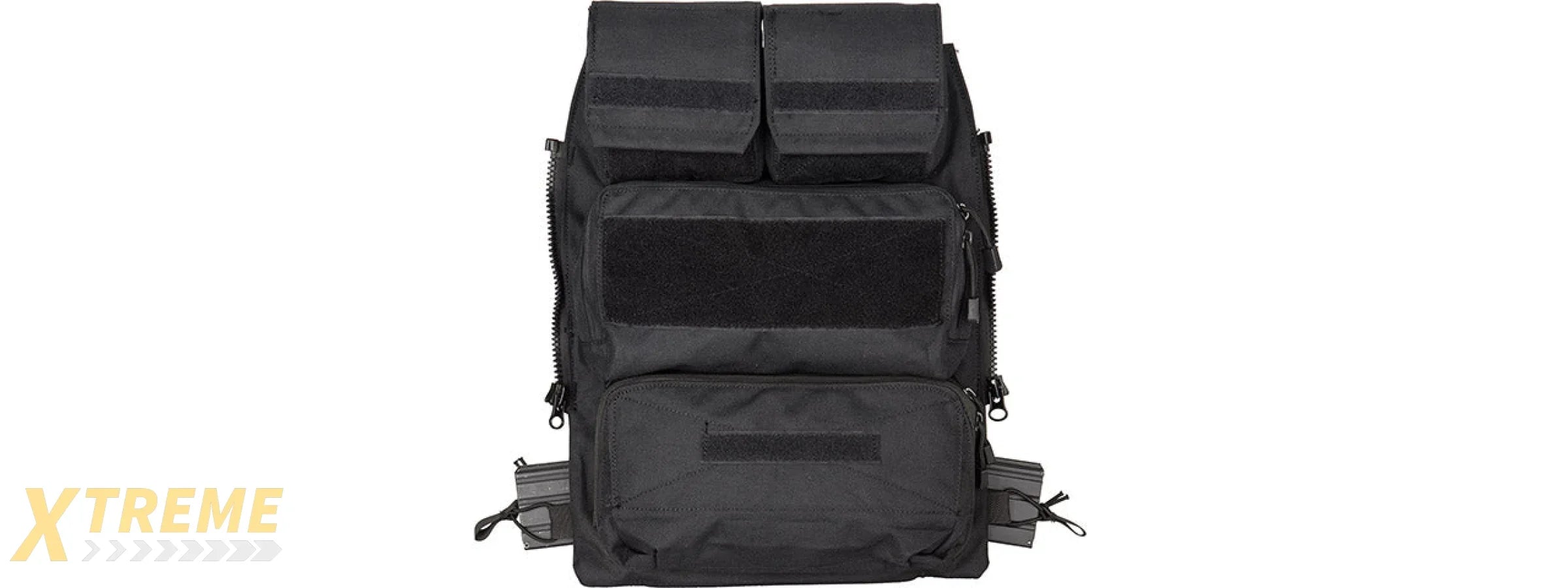 WST Tactical Vest 2.0 Accessory Pouches Backpack Attachment II (Black)