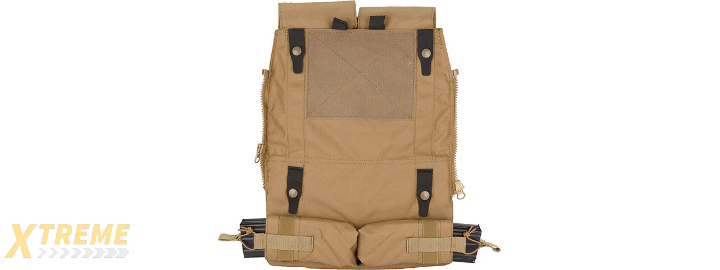 WST Tactical Vest 2.0 Accessory Pouches Backpack Attachment II, Tan