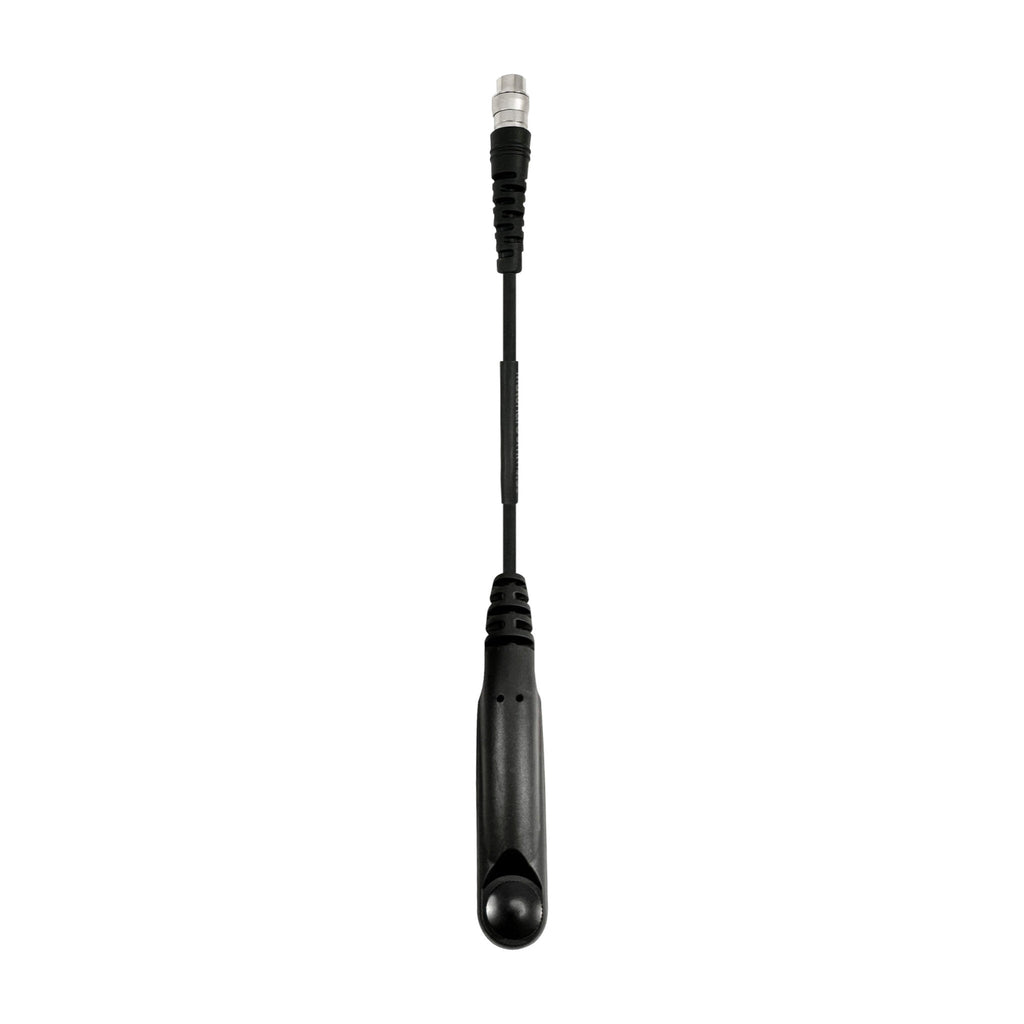 Tactical Braided Fiber Mic & Tube Earpiece Kit w/ Quick Disconnect (Hirose) Connector - Relm/BK Radio Complete KNG & KNG2 Series