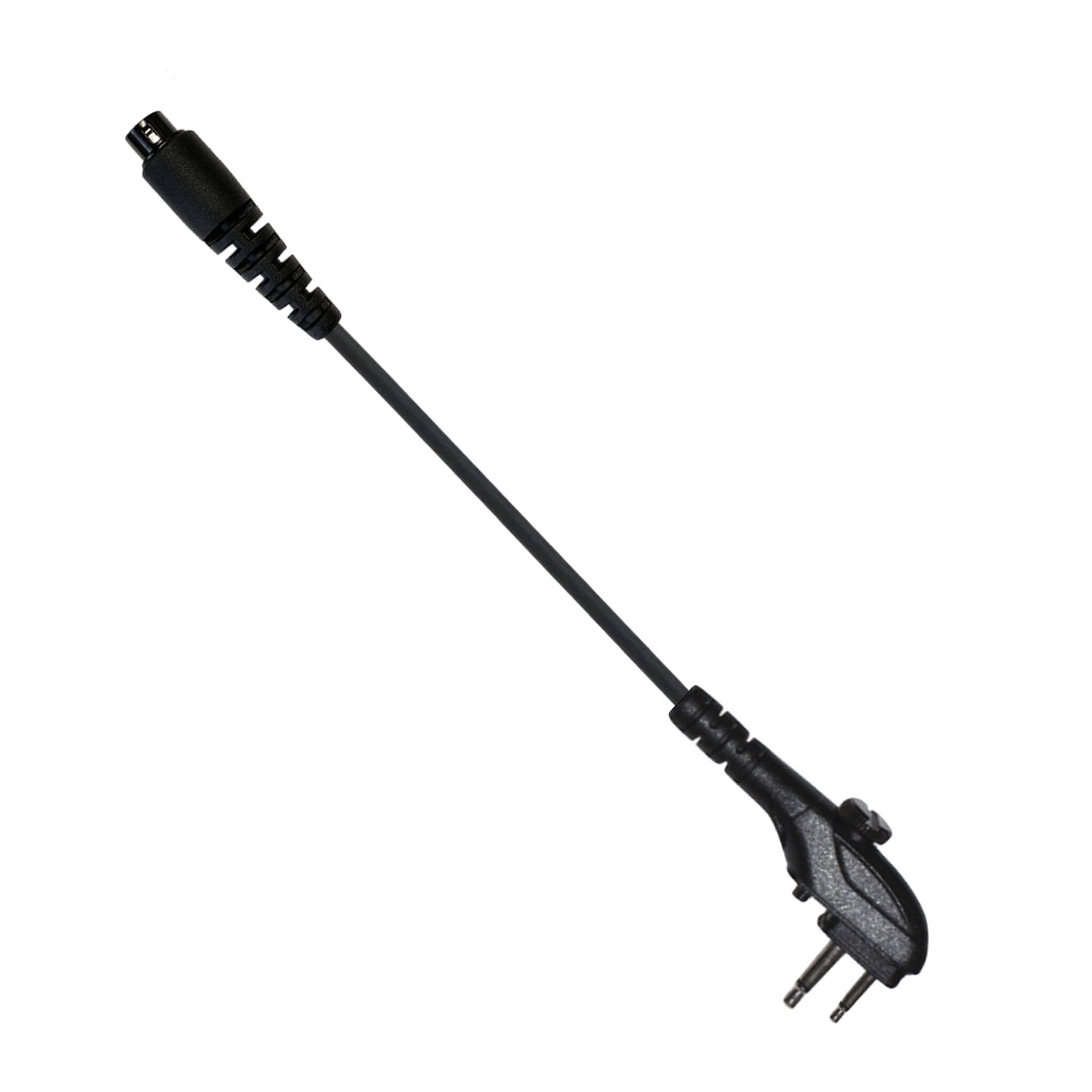 Tactical Radio Adapter/PTT for Headset w/ Quick Disconnect(Hirose): NATO/Military Wiring, Gentex, Ops-Core, OTTO, 3M Peltor ComTac, XPI, Helicopter, & More - Hytera PD-501, PD-562, PD4 Series, TC-Series