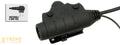 Z-TACTICAL U94 PTT HEADSET ACCESSORY - MOTOROLA 2-PIN - BLACK