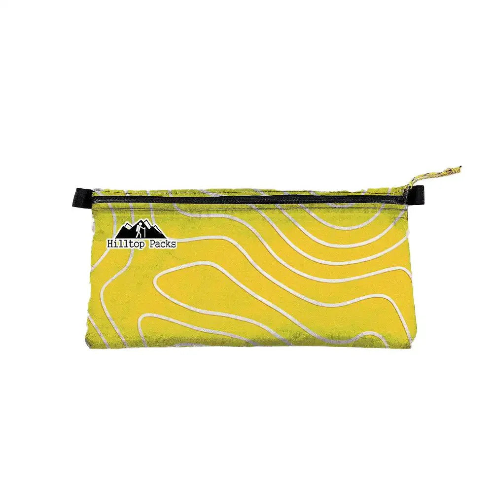 Zipper Pouches TOPO Patterns Ultralight D50T fabric